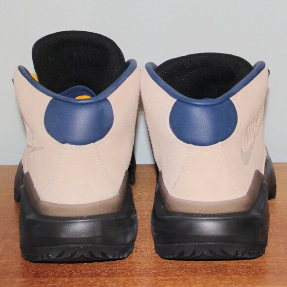 Nike Cygnal Leather Waterproof Boots Mens 9.5 10.5 Desert Ore Navy Black - Picture 5 of 6